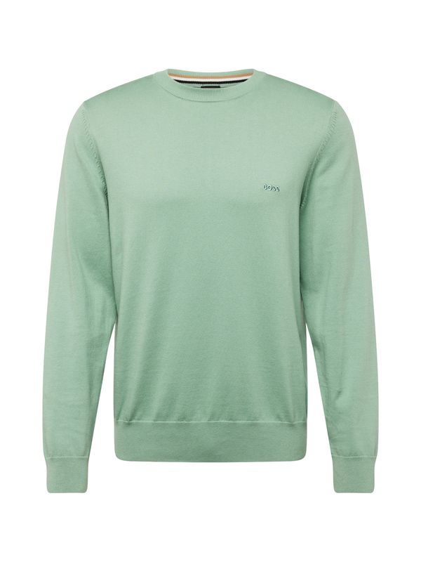BOSS Black BOSS Black Пуловер 'Pacas-L'  светлозелено