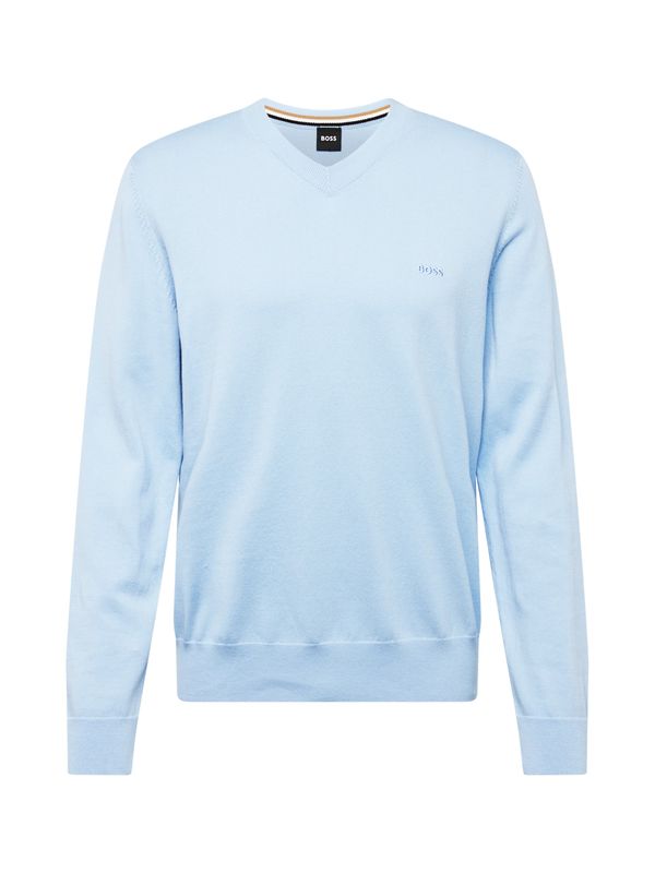 BOSS Black BOSS Black Пуловер 'Pacello'  светлосиньо
