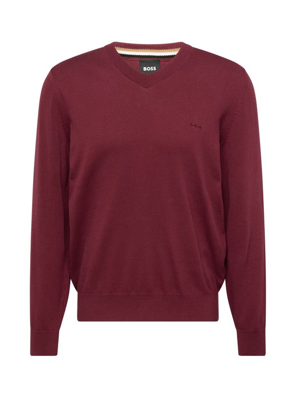 BOSS Black BOSS Black Пуловер 'Pacello'  винено червено