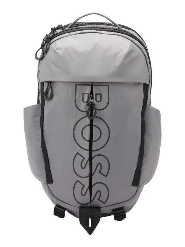 BOSS Black BOSS Black Раница 'Bryant'  сиво / черно