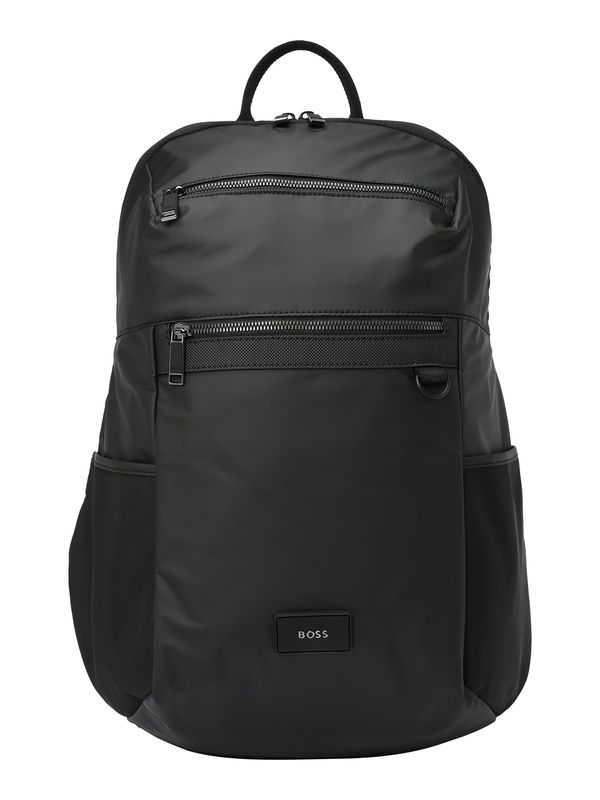 BOSS Black BOSS Black Раница 'Iann'  черно / сребърно