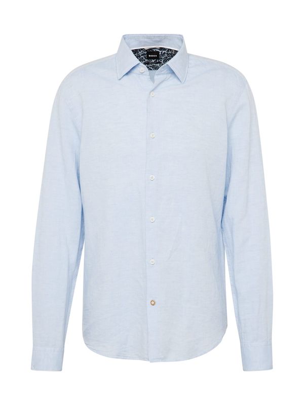 BOSS Black BOSS Black Риза 'HAL'  светлосиньо