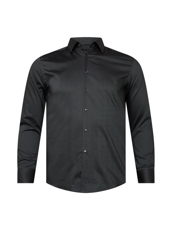 BOSS Black BOSS Black Риза 'Hank'  антрацитно черно