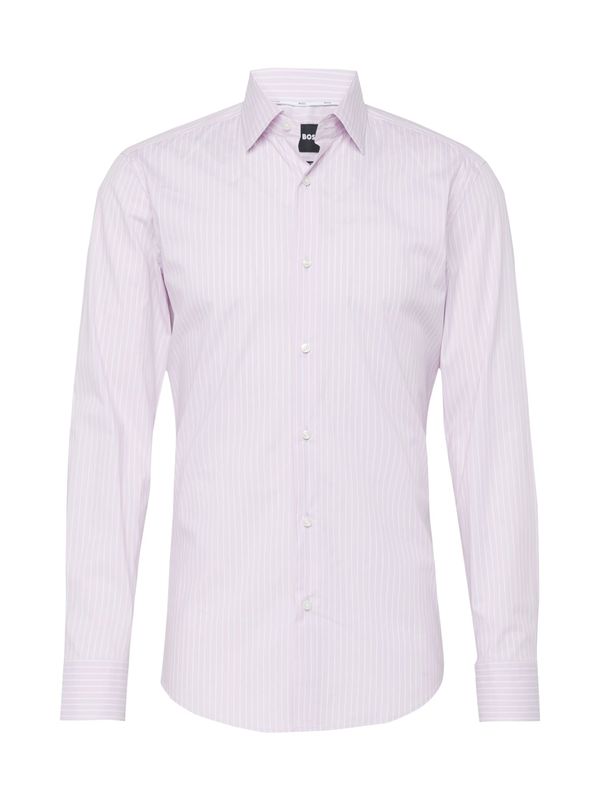 BOSS Black BOSS Black Риза 'HANK'  лавандула / бяло