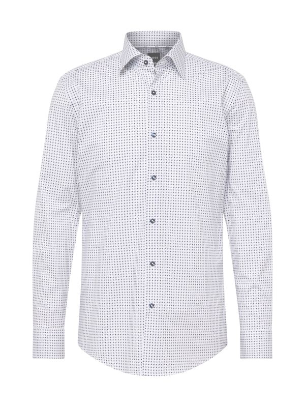 BOSS Black BOSS Black Риза 'HANK'  морскосиньо / бяло