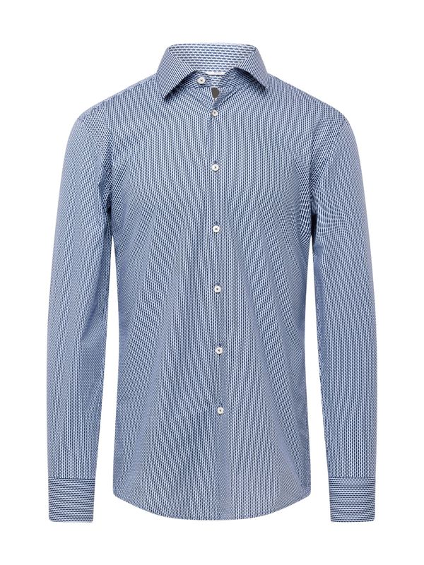 BOSS Black BOSS Black Риза 'Hank'  нейви синьо / светлосиньо / бяло