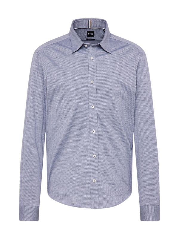 BOSS Black BOSS Black Риза 'LIAM'  тъмносиньо / бяло