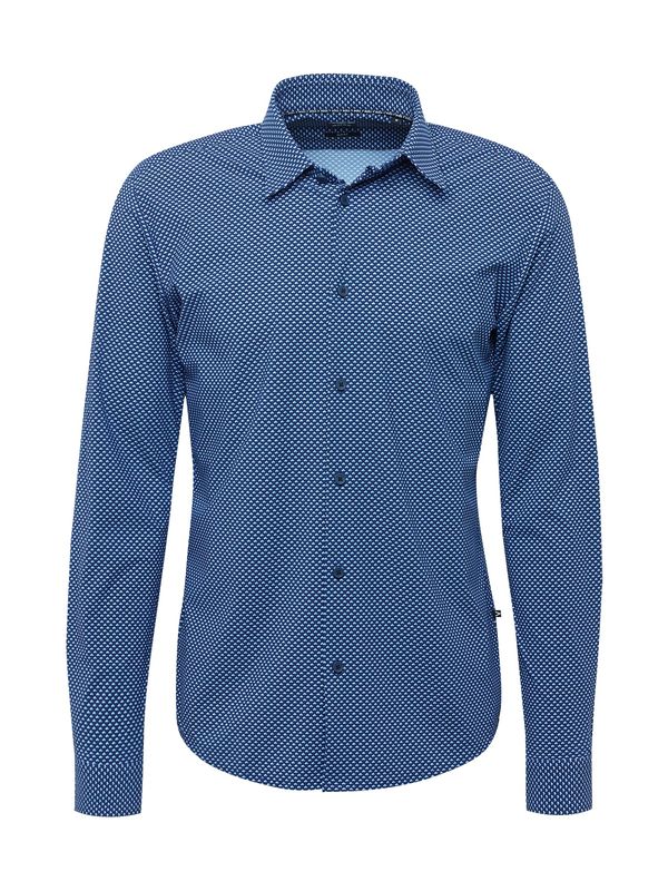 BOSS Black BOSS Black Риза 'Roan'  нейви синьо / светлосиньо / бяло