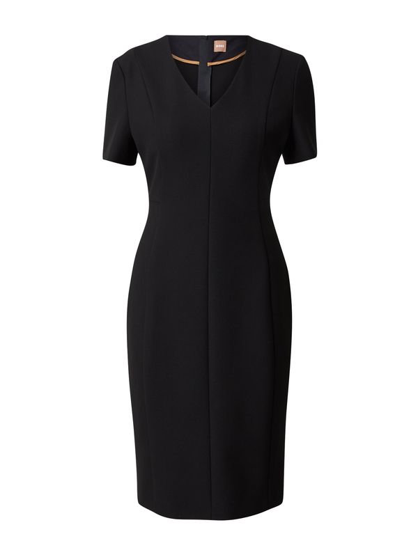 BOSS Black BOSS Black Рокля с права кройка 'DAMAISA'  черно