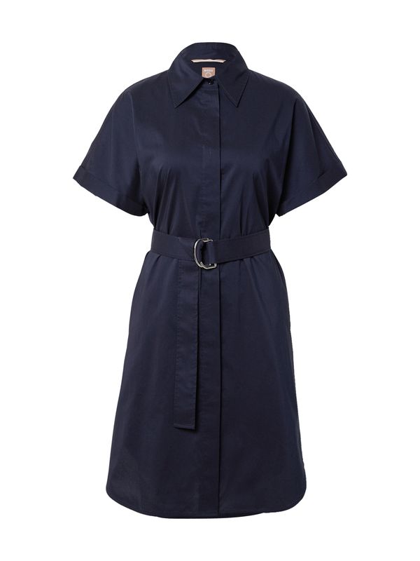 BOSS Black BOSS Black Рокля тип риза 'Dashile'  нощно синьо