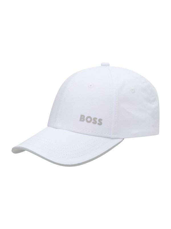 BOSS Black BOSS Black Шапка с козирка  сиво / бяло