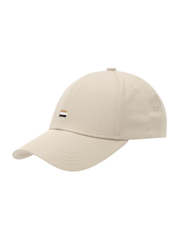 BOSS Black BOSS Black Шапка с козирка 'Zed'  бежово / черно / бяло