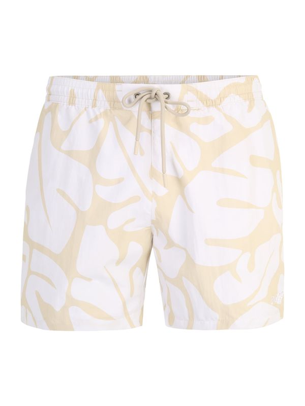 BOSS Black BOSS Black Шорти за плуване 'Bari'  кремаво / бяло
