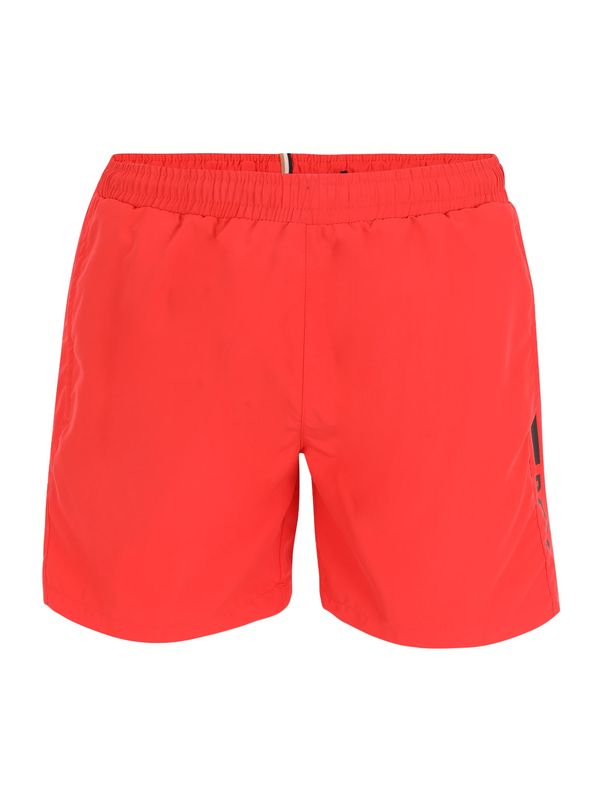 BOSS Black BOSS Black Шорти за плуване 'Dolphin'  червено / черно