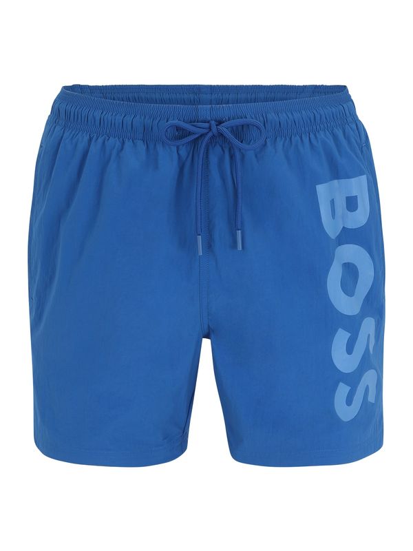 BOSS Black BOSS Black Шорти за плуване 'Octopus'  синьо / светлосиньо