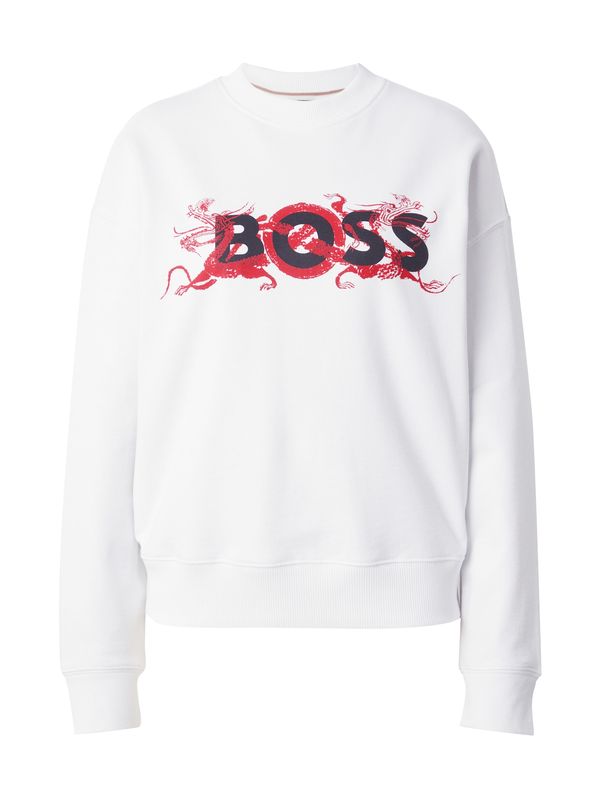 BOSS Black BOSS Black Суичър 'Econa'  червено / черно / бяло