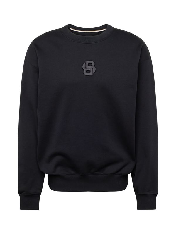 BOSS Black BOSS Black Суичър 'Soleri 10'  сиво / черно