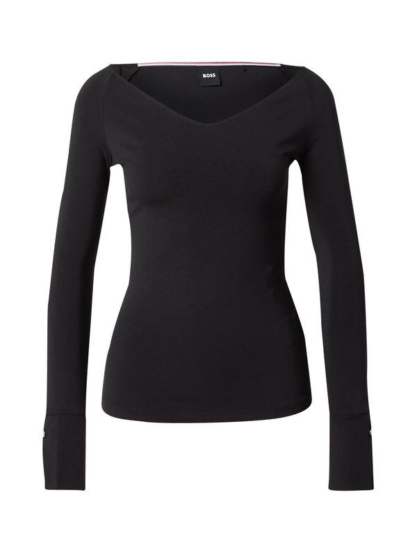 BOSS Black BOSS Black Тениска 'Ebeta'  черно