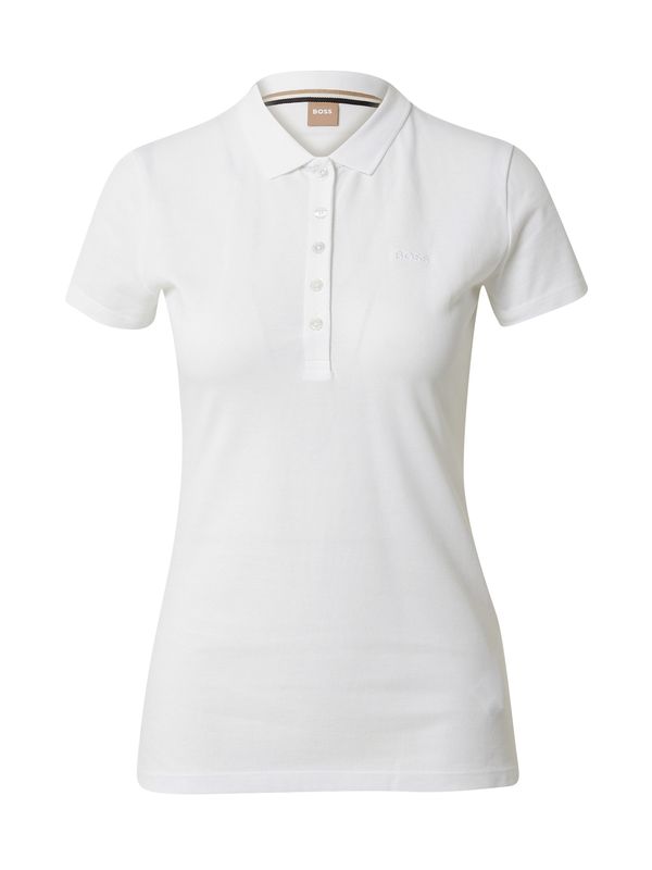 BOSS Black BOSS Black Тениска 'Epola'  бяло