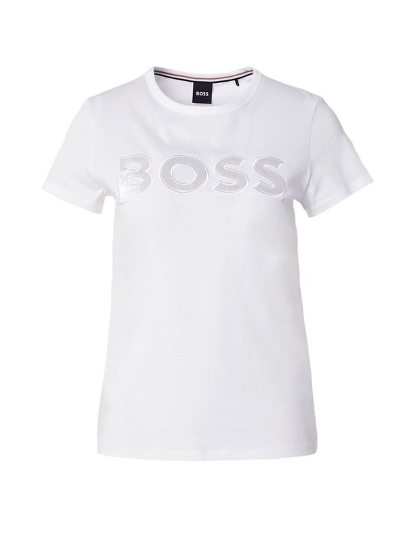 BOSS Black BOSS Black Тениска 'Eventsa'  светлобежово / мръсно бяло