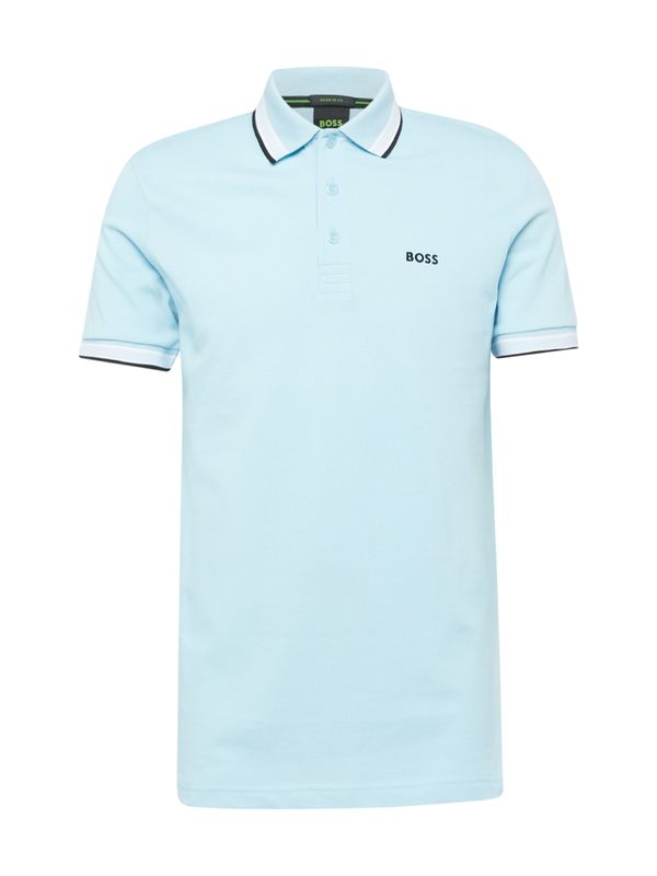 BOSS Black BOSS Black Тениска 'Paddy'  нейви синьо / светлосиньо / бяло