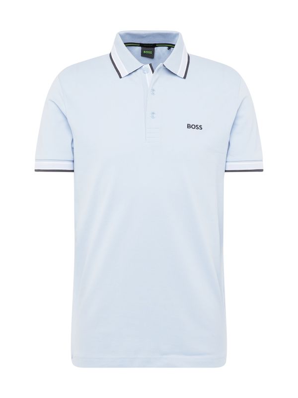 BOSS Black BOSS Black Тениска 'Paddy'  нощно синьо / светлосиньо / бяло