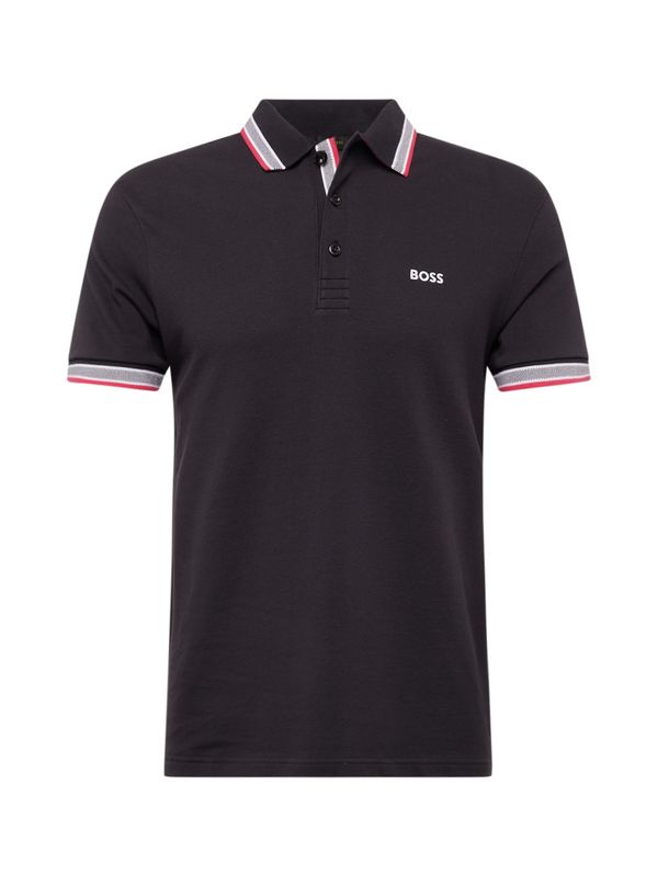 BOSS Black BOSS Black Тениска 'Paddy'  розово / черно / бяло