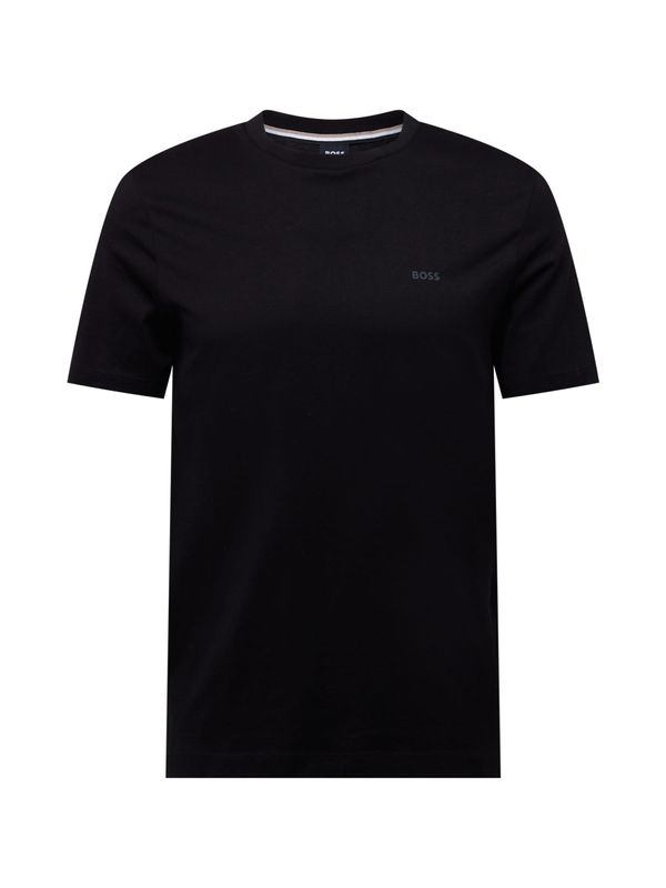 BOSS Black BOSS Black Тениска 'Thompson 01'  сиво / черно