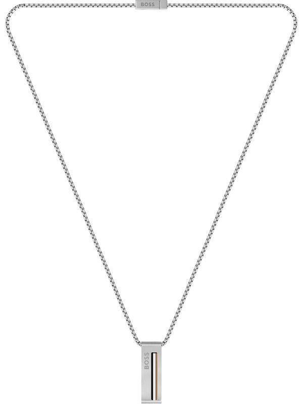 BOSS Black BOSS Black Верижка  кафяво / черно / сребърно / бяло