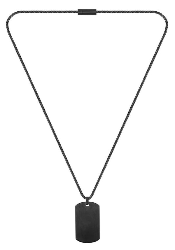 BOSS Black BOSS Black Верижка  сиво / черно