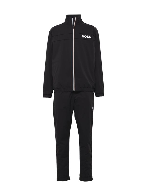 BOSS Green BOSS Green Облекло за бягане 'TR Tratteo 1'  брокат / черно / бяло
