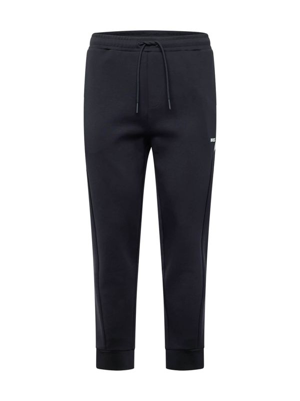 BOSS Green BOSS Green Панталон 'Hadiko1'  нейви синьо / бяло