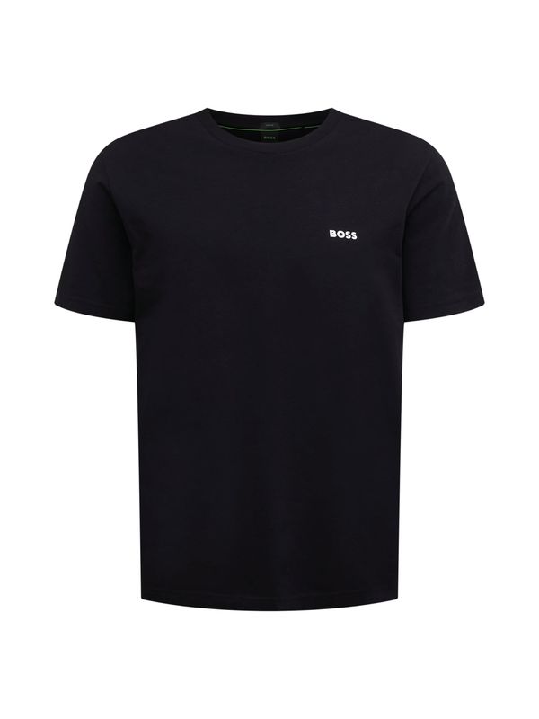 BOSS Green BOSS Green Тениска  черно / бяло