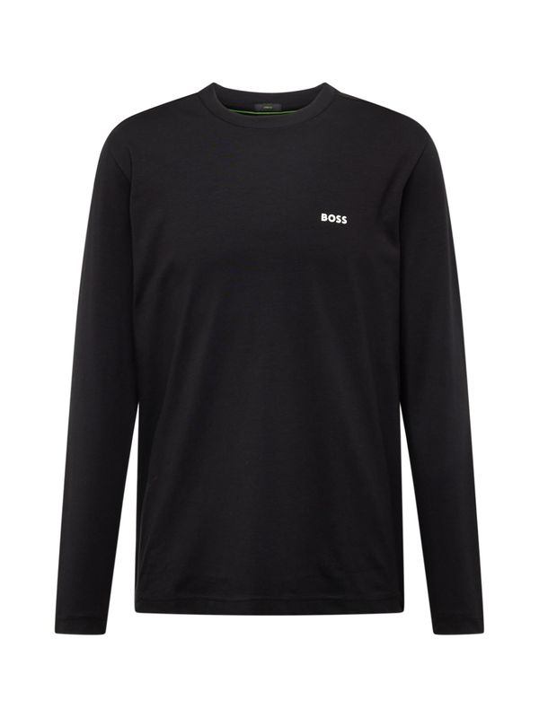 BOSS Green BOSS Green Тениска  черно / бяло