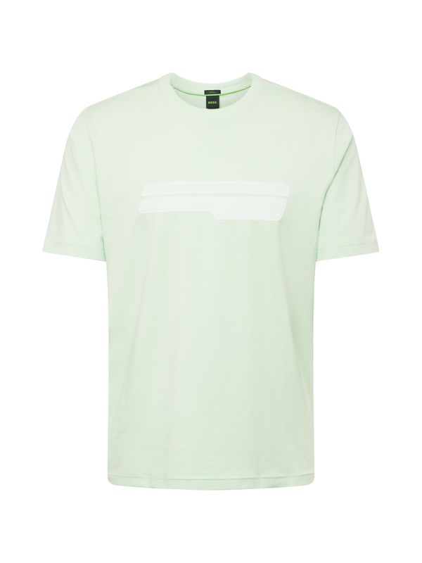 BOSS Green BOSS Green Тениска  пастелно зелено / светлозелено