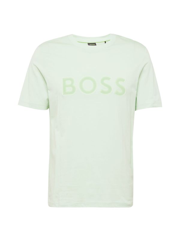 BOSS Green BOSS Green Тениска  пастелно зелено / светлозелено