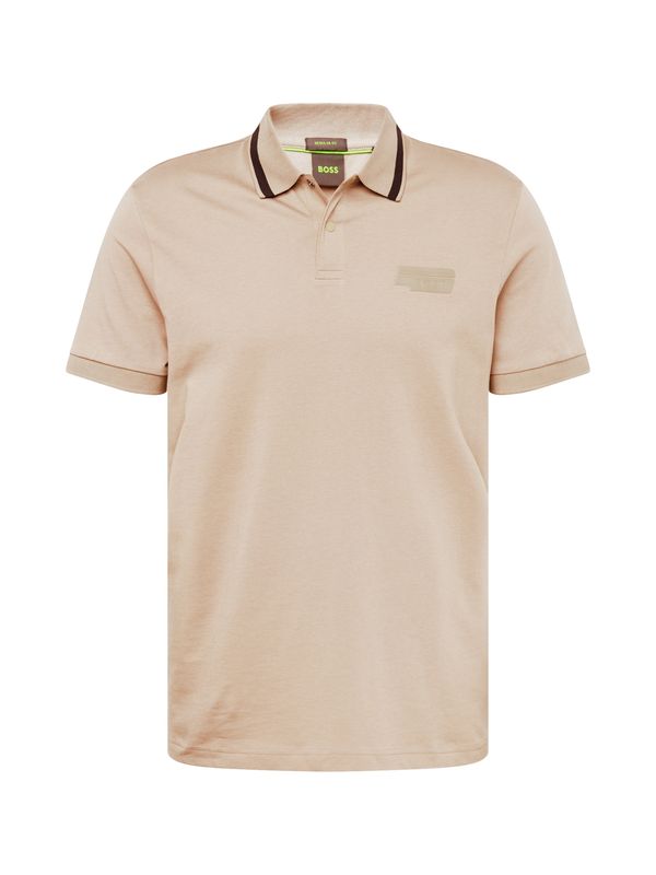 BOSS Green BOSS Green Тениска 'Pio'  каки / черно