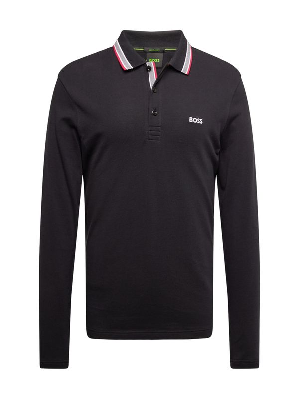 BOSS Green BOSS Green Тениска 'Plisy'  червено / черно / бяло