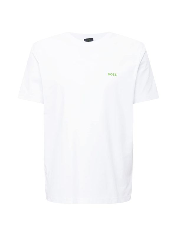 BOSS Green BOSS Green Тениска 'Tee'  зелено / бяло