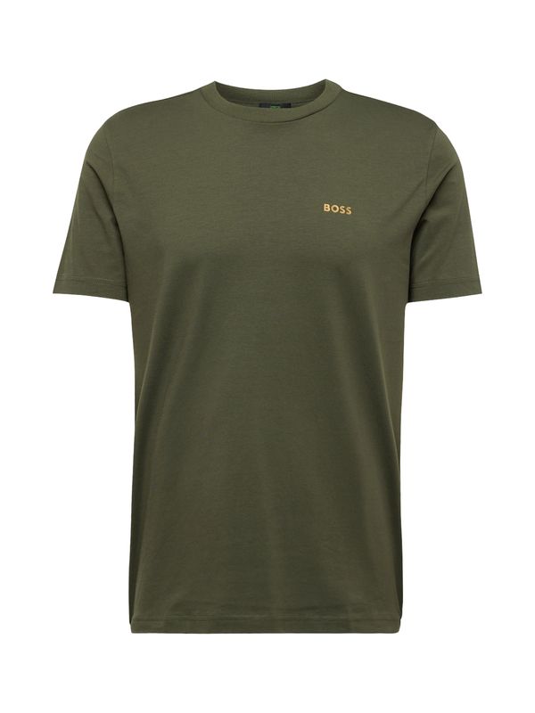 BOSS Green BOSS Green Тениска  жълто / тъмнозелено