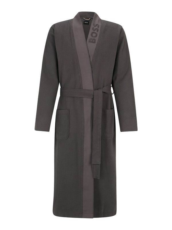 BOSS Orange BOSS Orange Дълъг халат за баня  таупе сиво / сиво-кафяво