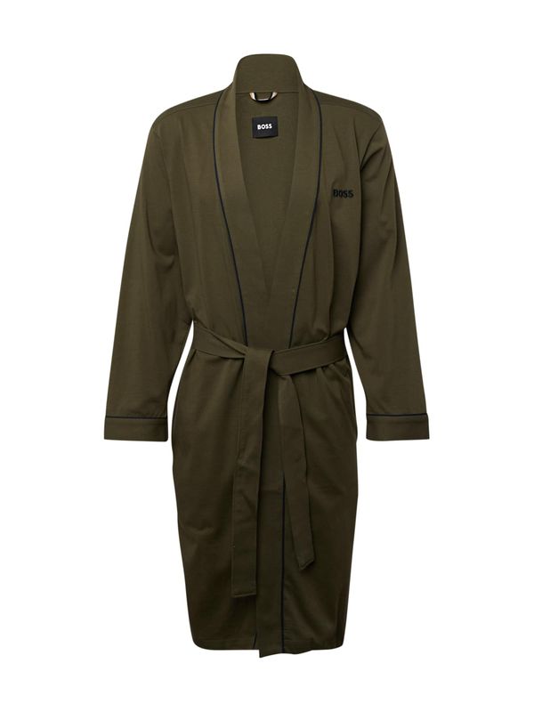 BOSS Orange BOSS Orange Къс халат за баня  тъмнозелено / черно