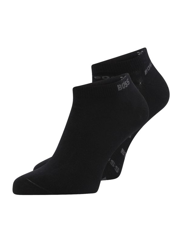 BOSS Orange BOSS Orange Къси чорапи  тъмносиво / черно