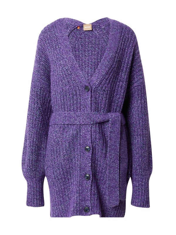 BOSS Orange BOSS Orange Плетена жилетка 'Feisy'  лилав меланж