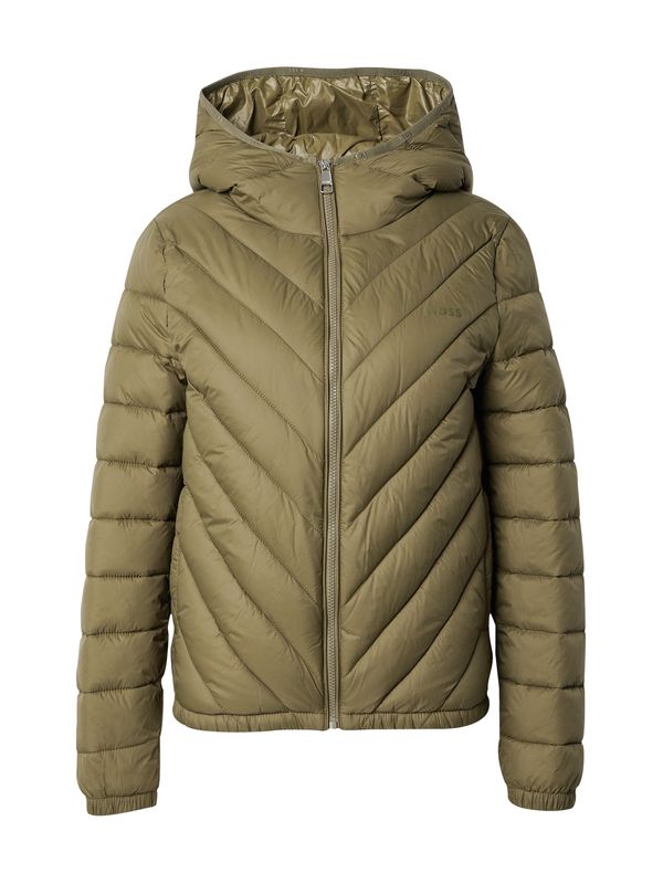 BOSS Orange BOSS Orange Преходно яке 'Palatto'  сиво / маслина