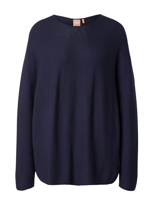 BOSS Orange BOSS Orange Пуловер 'Faland'  тъмносиньо
