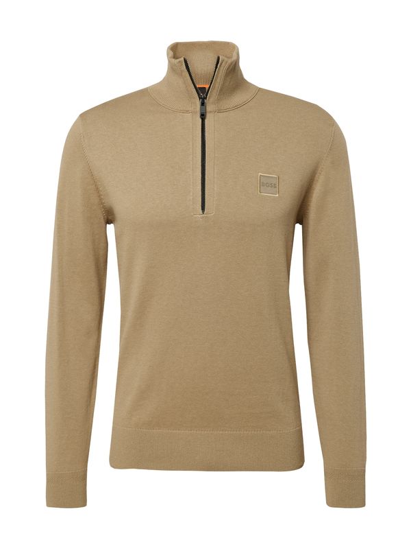 BOSS Orange BOSS Orange Пуловер 'Kanobix'  тъмнобежово