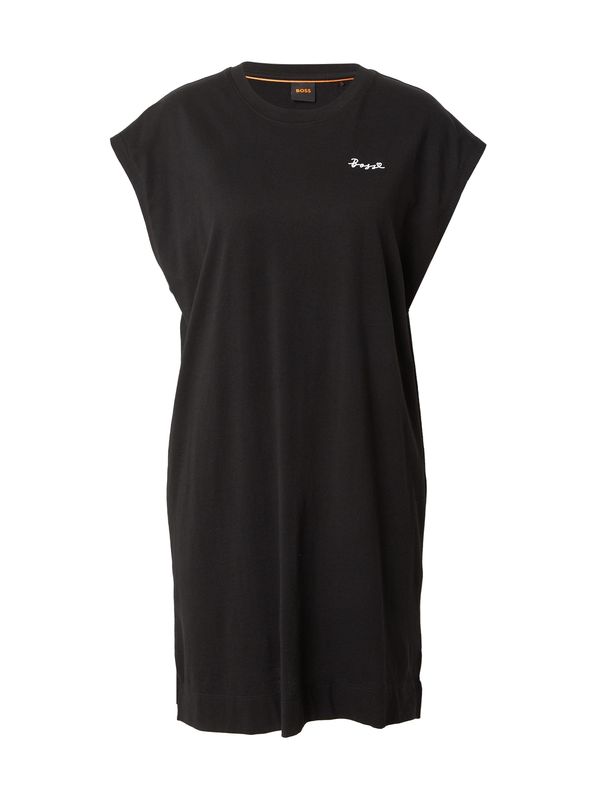 BOSS Orange BOSS Orange Рокля 'Esaints'  черно / бяло
