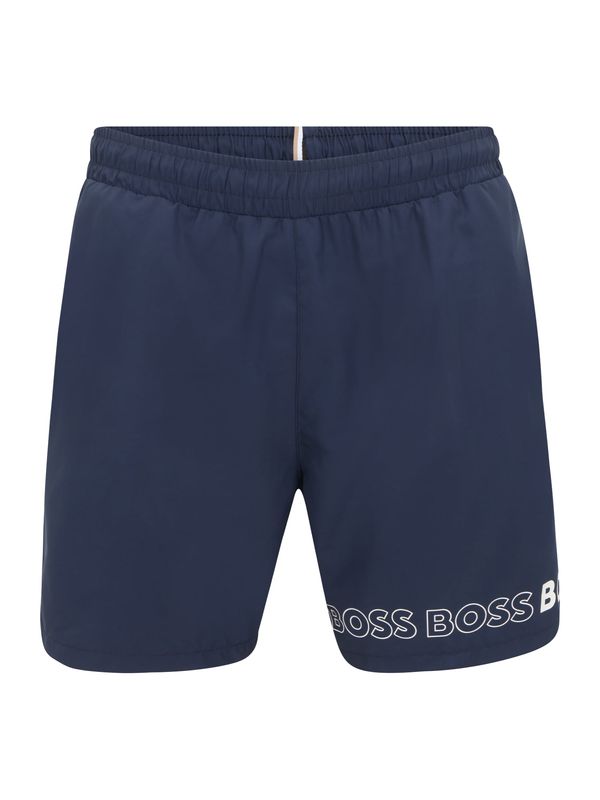 BOSS Orange BOSS Orange Шорти за плуване 'Dolphin'  нейви синьо / бяло