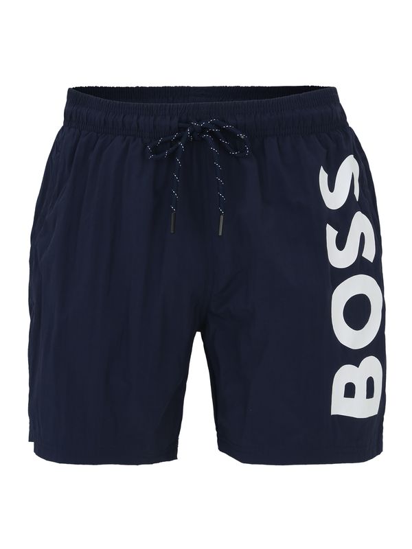 BOSS Orange BOSS Orange Шорти за плуване 'Octopus'  морскосиньо / бяло
